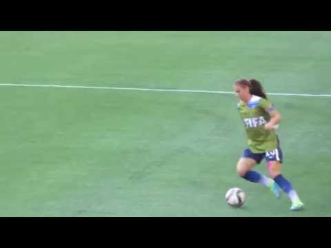 WWC 2015 USWNT vs Sweden / Alex Morgan halftime