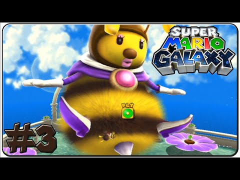Super Mario Galaxy Walkthrough Part 3 Honeyhive Galaxy
