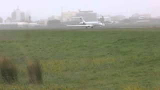 preview picture of video 'Invercargill Airport, Hyperion Aviation Ltd, Jet 9H FED takes off'