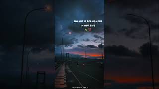 no one is permanent in our life✨💯 #youtubeshorts