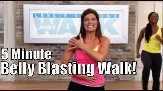 5 Minute Belly Blasting Walk!