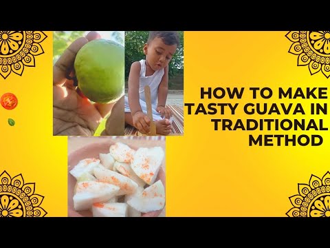 Tasty Guava in Traditional Method😋||Viyan Chirumarthy||Kids Video||Guava||Food||