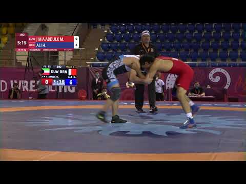BRONZE FS - 65 kg: M. J M A ABDULK (KUW) v. H. ALI (BRN)
