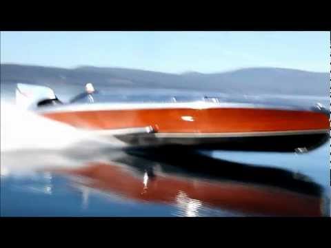Hornet II: Henry J. Kaiser's 1930/39 Gar Wood race boat on Lake Tahoe, V-12 Rolls Royce