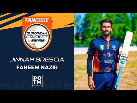 POTM: F.Nazir - JIB vs CIV | Highlights | FanCode ECS Brescia, 2022 Day 2 | ECS22.365