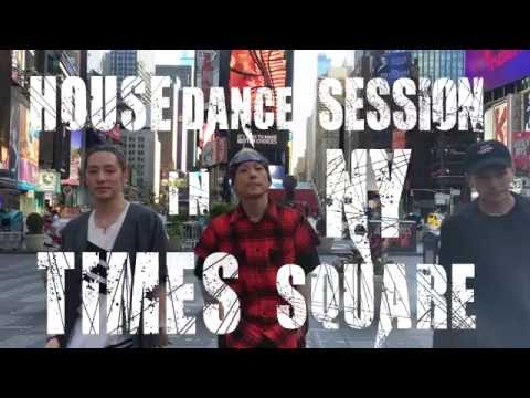 HOUSE DANCE SESSION IN NY TIMES SQUARE(4K)