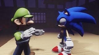 SONIC VS LUIGI | Dreams PlayStation animation