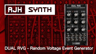 Video thumbnail for NEW! DUAL RVG Random Voltage Event Generator - an Introduction to this Eurorack Generative CV Source by AJH Synth Official