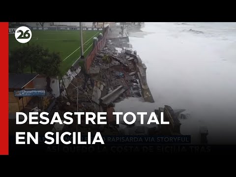 🌊 THIS IS WHAT THE SICILIAN COAST LOOKED LIKE | Cyclone Harry caused severe destruction along the...