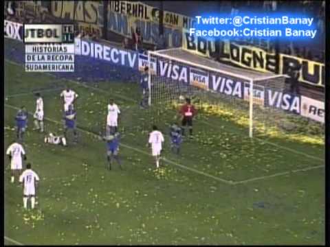 Boca 3 Once Caldas 1 Final Recopa 2004 Partido de Ida Los goles