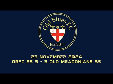 OBFC 2s 3 -3 Old Meadonians 5s Highlight - 23 November 2024