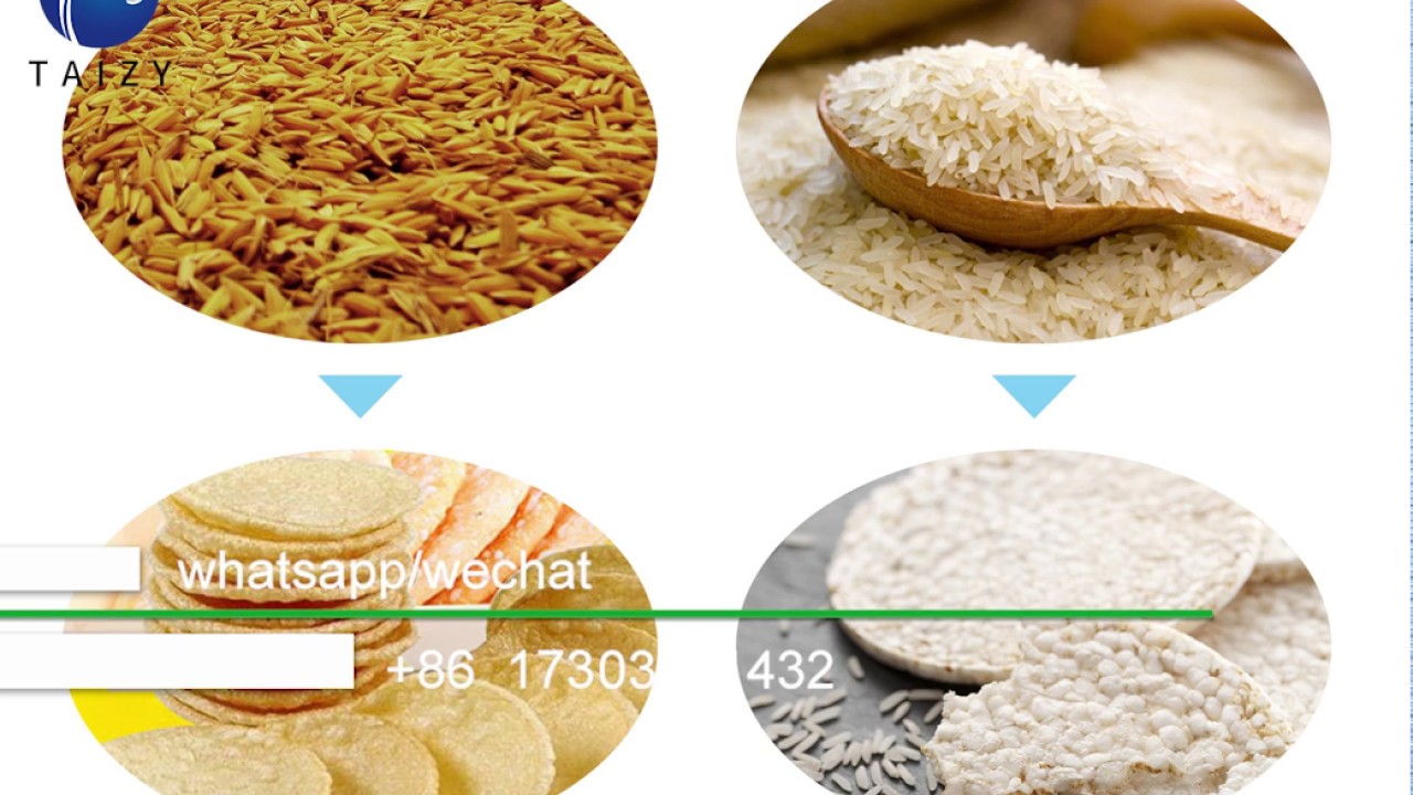 Rice cake machine - puffed rice biscuit