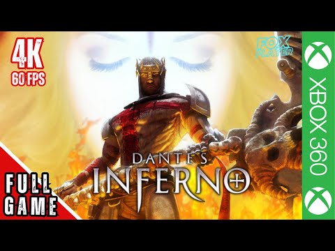 Dante's Inferno XBOX 360 (4K60fps) Longplay Full Game No Commentary