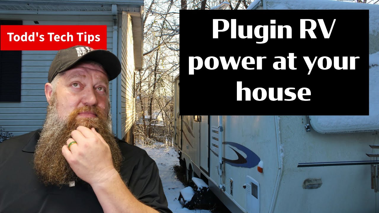 Plugin RV power at your house