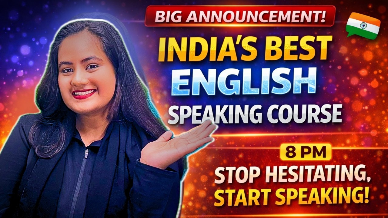 Speak English Fluently🔥Full Course Launch | Beginner to Advanced
