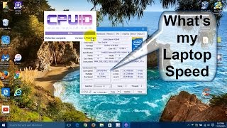 CPU Z Tutorial Windows 10: How to install CPU z - Laptop Speed Specs w/CPUID - Free & Easy Download