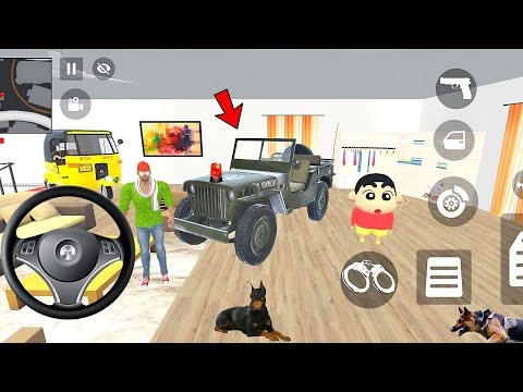 Shinchan Ke Liye Police Jeep Purchase Krli 💥🤩 Indian Theft Auto Simulator Game Video 🚨💥