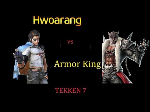 TEKKEN 7 Hwoarang vs Armor King