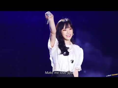 Taeyeon - Make Me Love You (English Subs) 4K60 filmed by DaftTaengk on 170924