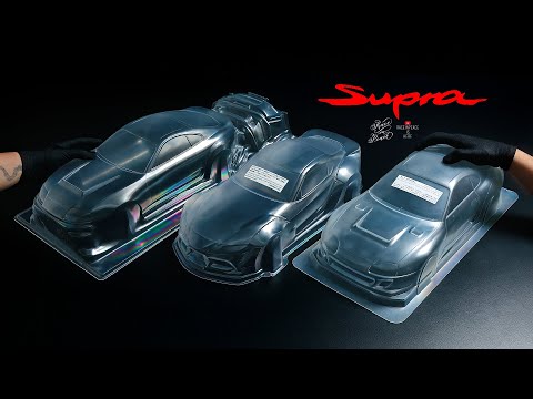 The Shape of Toyota Supra RC Car Body Shell JZA80 MaxOrido (Varis Parts) / A90 PANDEM GR Supra (FHD)