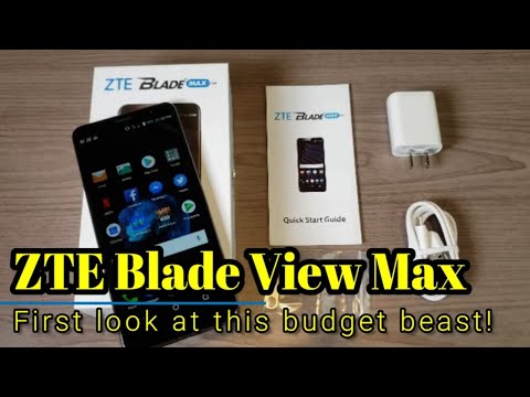 ZTE Blade Max View - First look at this budget friendly beast!