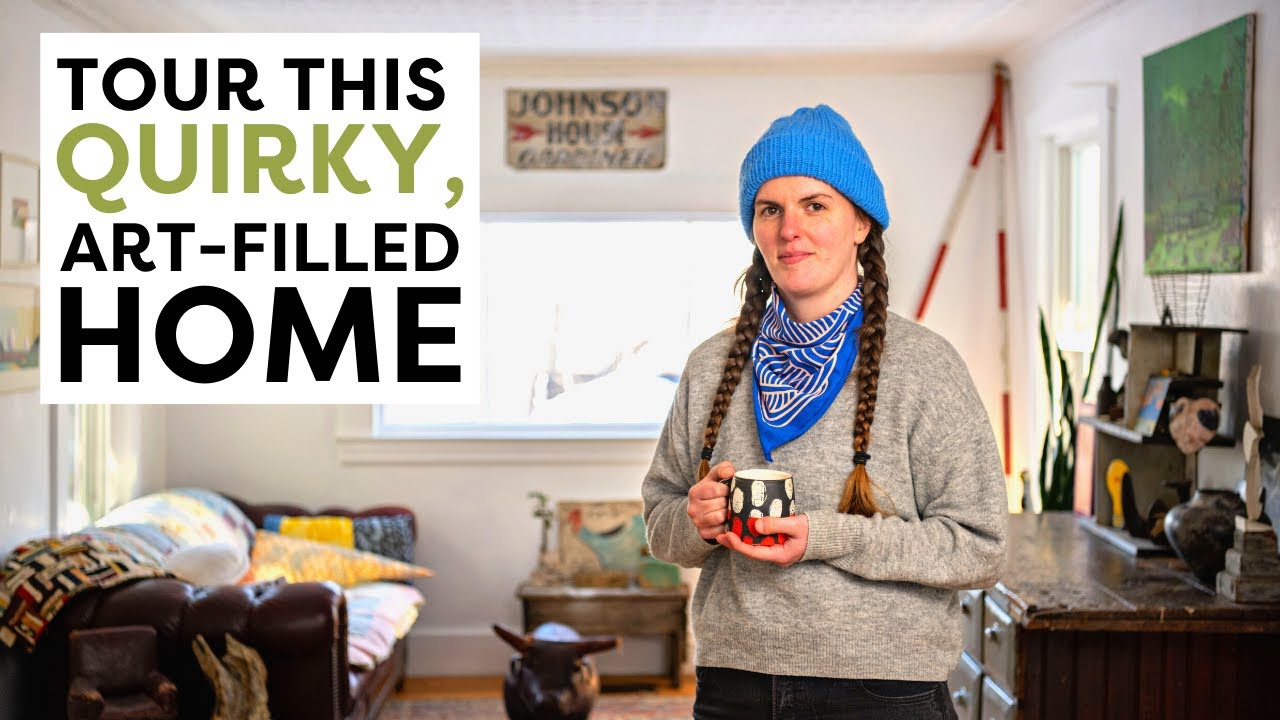 Tour This Quirky Maine Home Filled With Art  | Handmade Home | HGTV Handmade