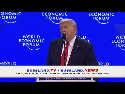 Die komplette Rede von Trump in Davos über EU, NATO und Grönland
