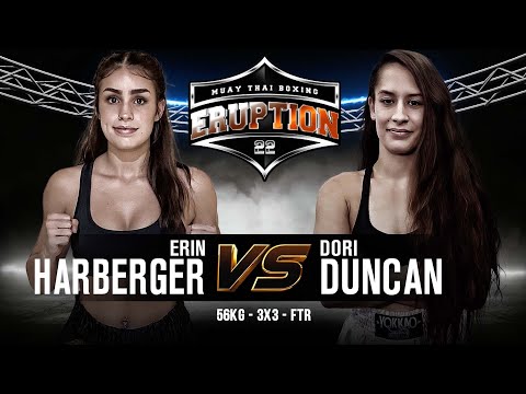 Erin Harberger Vs Dori Duncan - Eruption Muay Thai 22