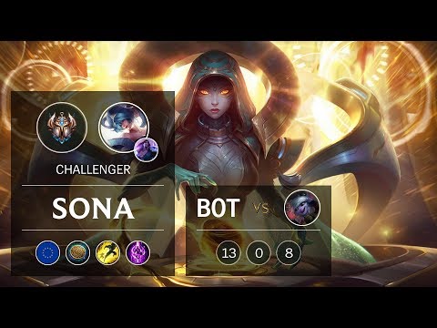 Sona Bot vs Tristana - EUW Challenger Patch 9.5