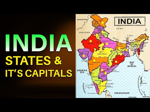 Understand ALL 🇮🇳 Indian States & Capitals 2025 with Animation #geography #animation 🇮🇳