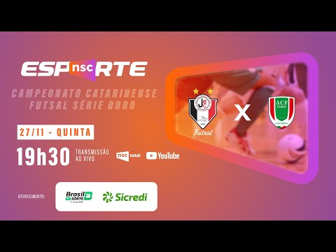 AO VIVO | JEC X CONCÓRDIA | JOGO DE VOLTA QUARTAS DE FINAL | SÉRIE OURO CATARINENSE DE FUTSAL 2025