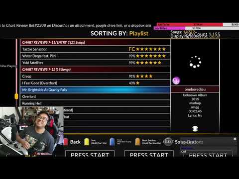 Acai playing my chart (mr brightside at gravity falls)