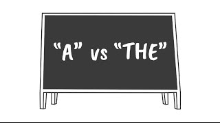 difference between A and THE