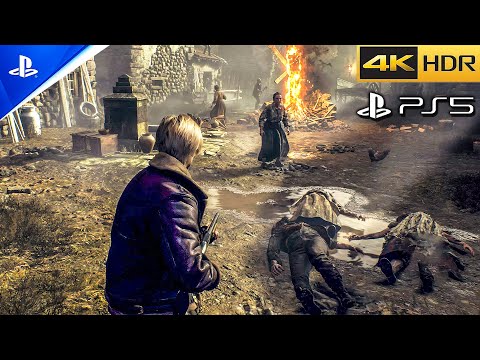 Resident Evil 4 Remake - PS5 Gameplay 4K 60FPS HDR + Ray Tracing [Chainsaw Demo]