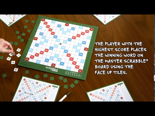 Video Teaser für Mattel Games l Scrabble Wortgefecht l Demo Video