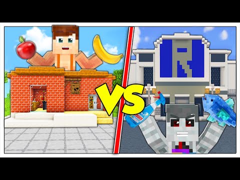 SUPERMERCATO ROBOT CONTRO SUPERMERCATO DI LUCA! - Minecraft ITA