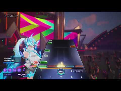 FORTNITE FESTIVAL 1ST EVER CONTROLLER BLACK DIAMOND 100% FLAWLESS