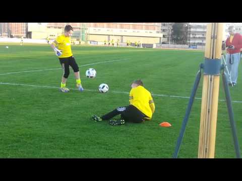 Trening bramkarski #2