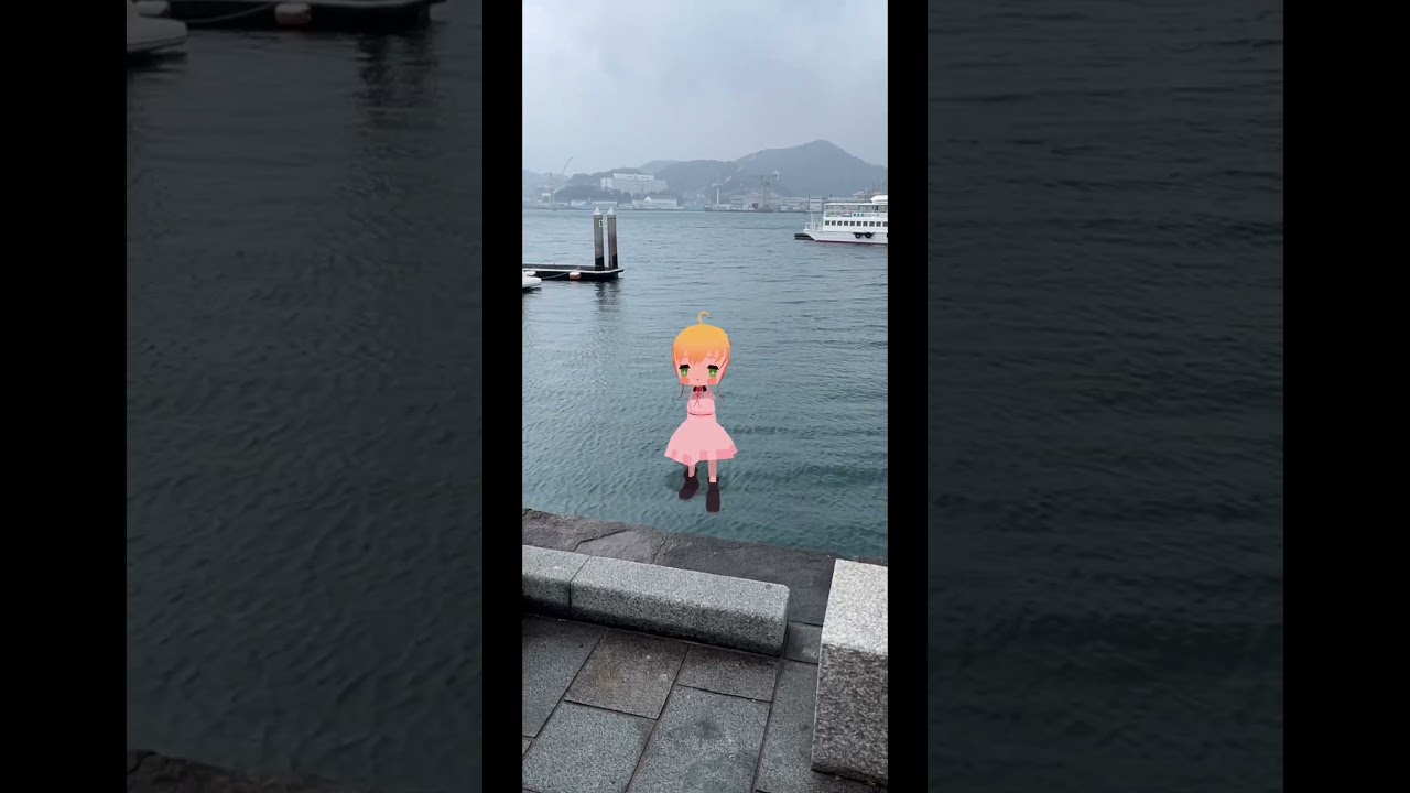 長崎の海 #長崎 #海 #ローポリ #vtuber