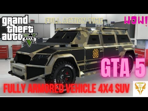 GTA 5 - Gameplay Part 1 with Police Chase - Night Shark Fully Armored Vehicle 4 X 4 SUV by by GamerT