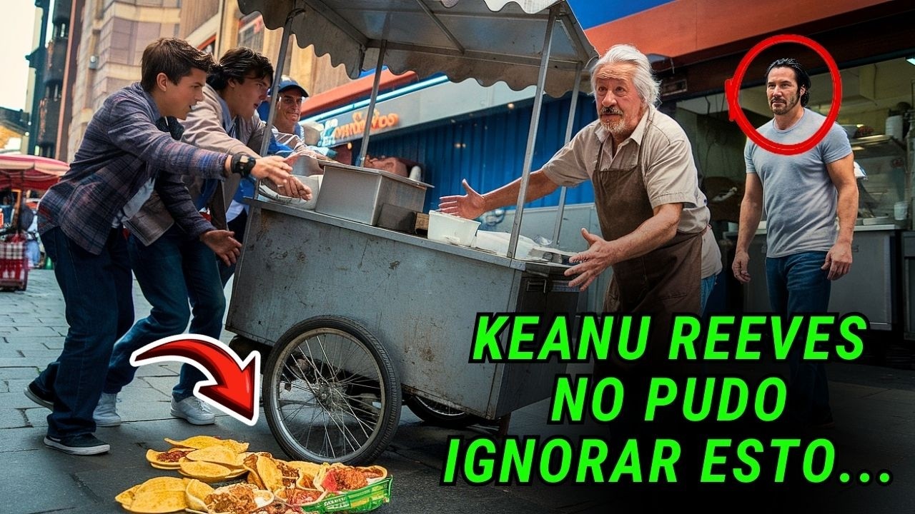 KEANU REEVES salva a un VENDEDOR DE TACOS en pleno corazón de la CIUDAD DE MÉXICO