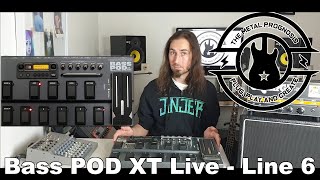 Video thumbnail for Line 6 Bass Pod XT Live - Pedal to the Metal by Metal Prognosis