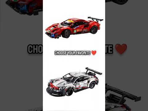Thumbnail for Ferrari 488 GTE or Porsche 911 RSR .. LEGO Technic by Porsche 911, Ferrari, Porsche, Ferrari 488