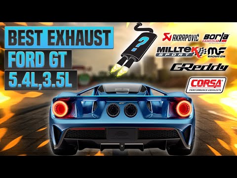 Ford GT Exhaust Sound 5.4L V8 3.5L V6 🔥 Akrapovic,Flames,Upgrade,System,Mods,Review,Fi,Borla,Stock+