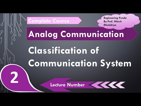 Classification of Communication System Simplex Duplex Communication by Engineering Funda