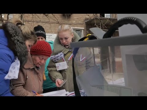 Illegale "Wahlen": Putin lässt sich von Ukrainern "wählen"