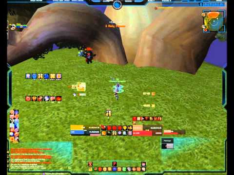 World of Warcraft Ret paladin VS arms warrior duels in cool places!