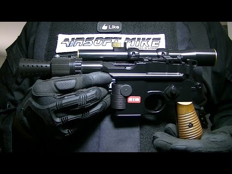 ARMORER WORKS M712 STAR WARS STYLE AIRSOFT BLASTER Unboxing Review / DL-44