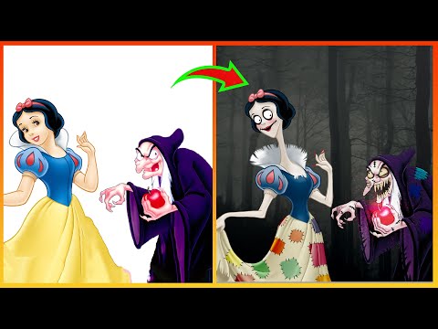 Disney Princesses Turns Into Zombies - Creepy Cartoon| Creative Cartoon Ideas
