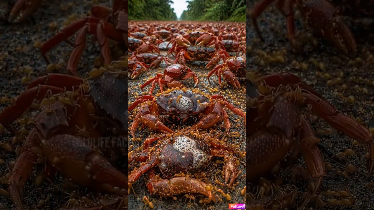 😱 50 Million Crabs Shut Down An Entire Island. Nobody Could Stop Them.